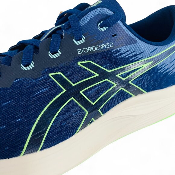 ASICS Evoride Speed 2 Navy Blue Green Men's Running Shoes Sneakers 1011B789-400 - Picture 10 of 14